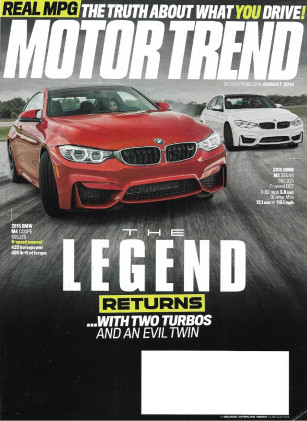 MOTOR TREND 2014 AUG - HURACAN, BMW M3, GENESIS, POLESTAR